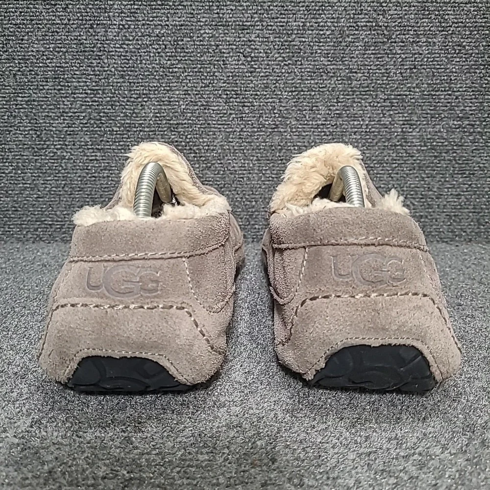 UGG Men's Ascot Shearling Slippers/Moccasins Gray Suede Size‎ 13 S/N 1101110